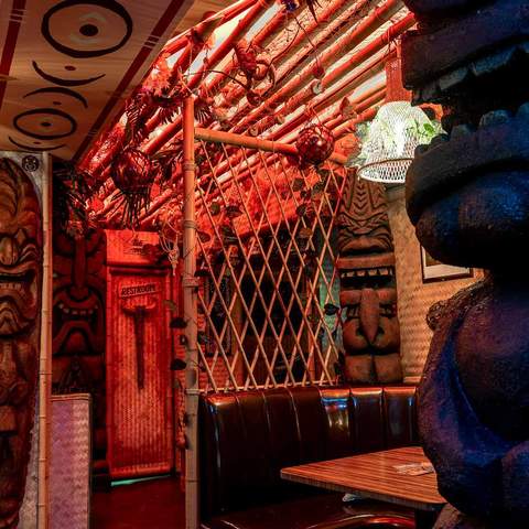 The Luwow Has Opened a Tiki Bar in the CBD with Leopard Print, Flaming Cocktails and Tacos