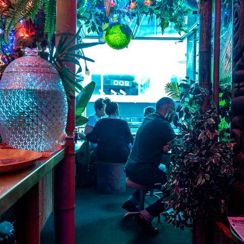 The Luwow Has Opened a Tiki Bar in the CBD with Leopard Print, Flaming Cocktails and Tacos