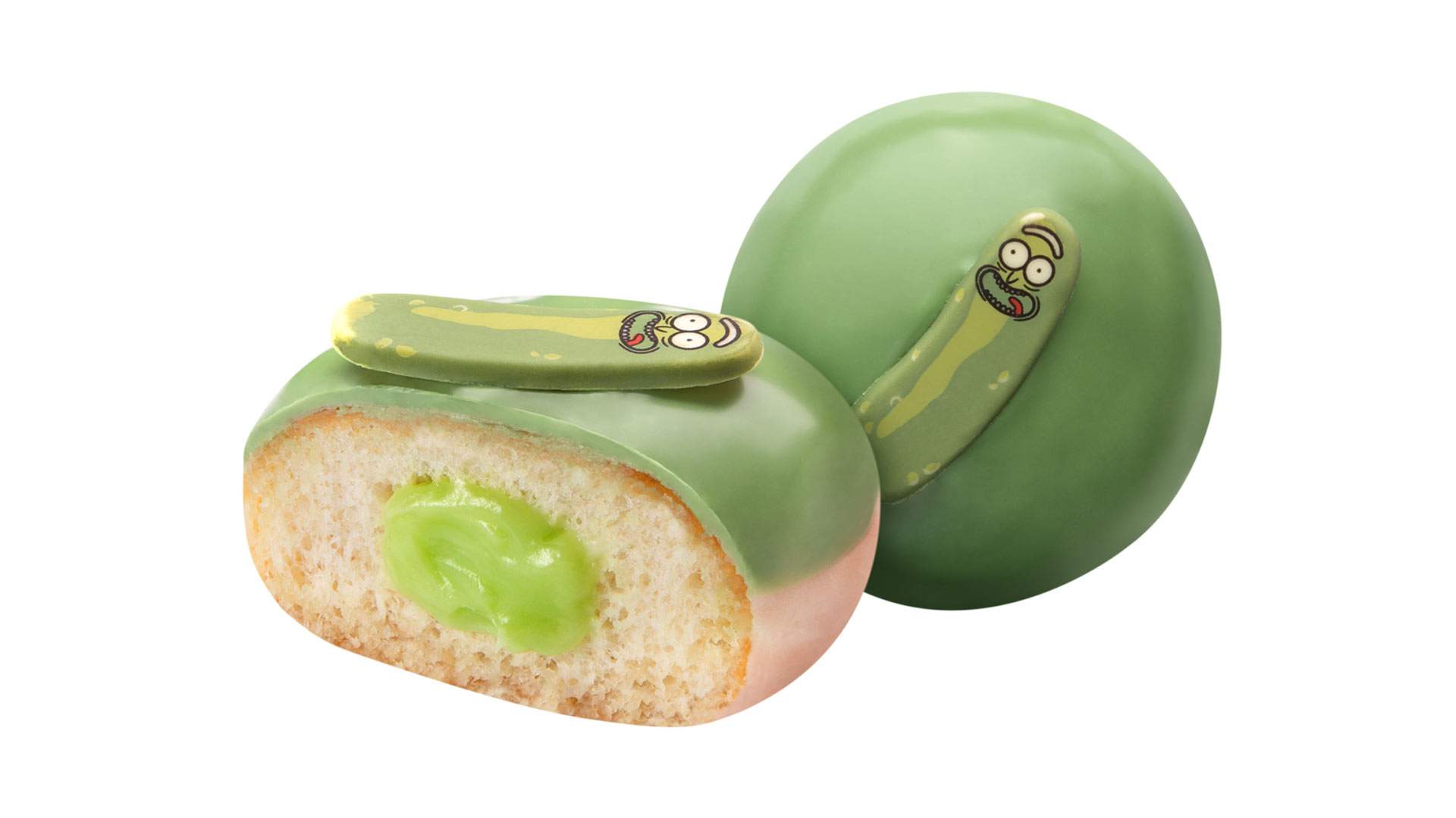 Krispy Kreme Has Just Dropped a Limited-Edition 'Rick and Morty'-Themed Pickle Rick Doughnut