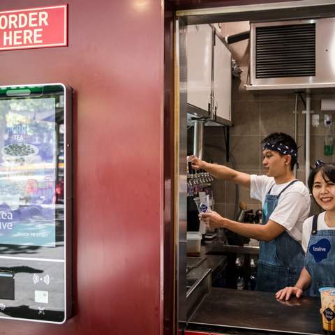 A Tiny New Bubble Tea Shop Has Opened Inside an Old ATM on Swanston Street