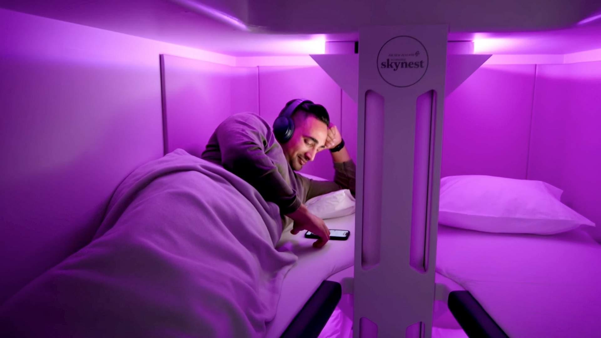 Air New Zealand Has Unveiled New Lie-Flat Economy Class Sleeping Pods