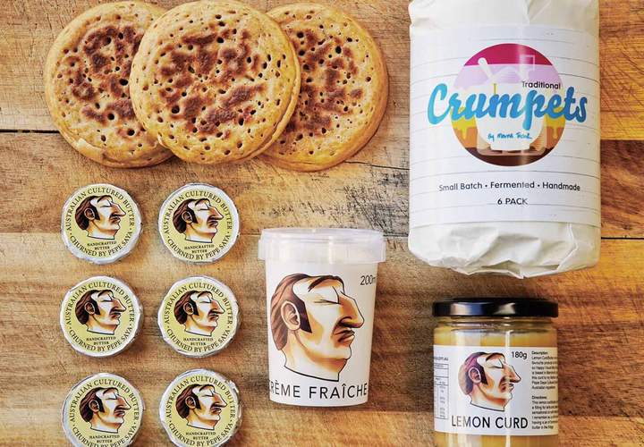 Background image for Pepe Saya and Crumpets by Merna Are Now Delivering Lush Breakfast Boxes Across Australia