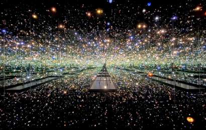 Background image for You Can Now Tour One of Yayoi Kusama's Glittering Infinity Rooms From Your Couch