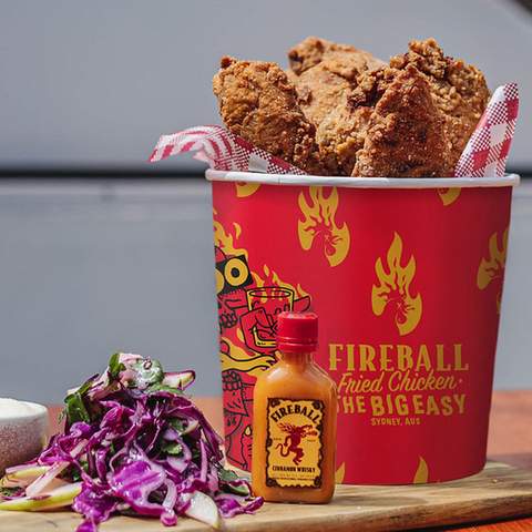 Darlinghurst Bar The Big Easy Is Delivery Big Buckets of Fireball-Spiked Fried Chicken