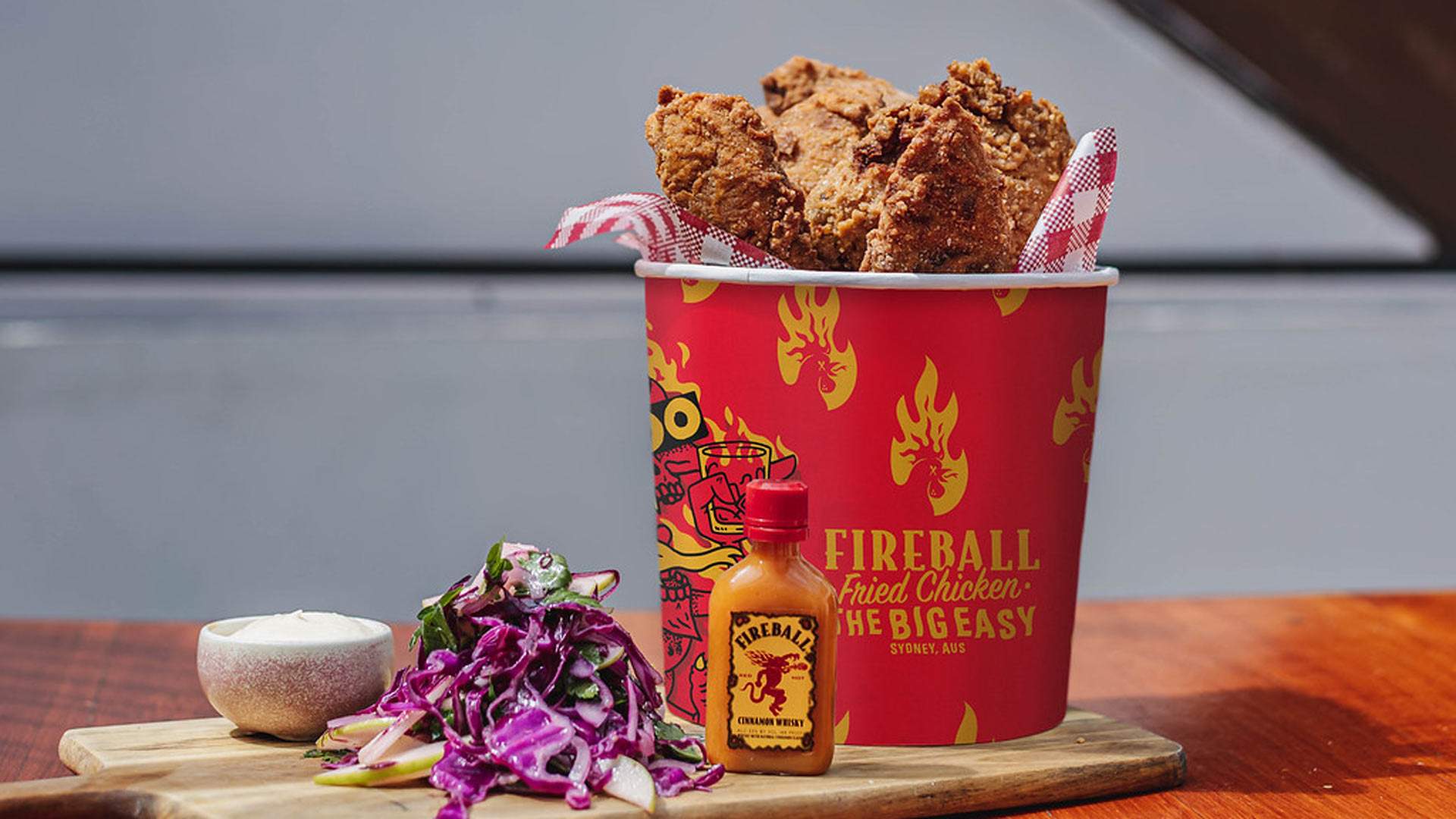 Darlinghurst Bar The Big Easy Is Delivery Big Buckets of Fireball-Spiked Fried Chicken