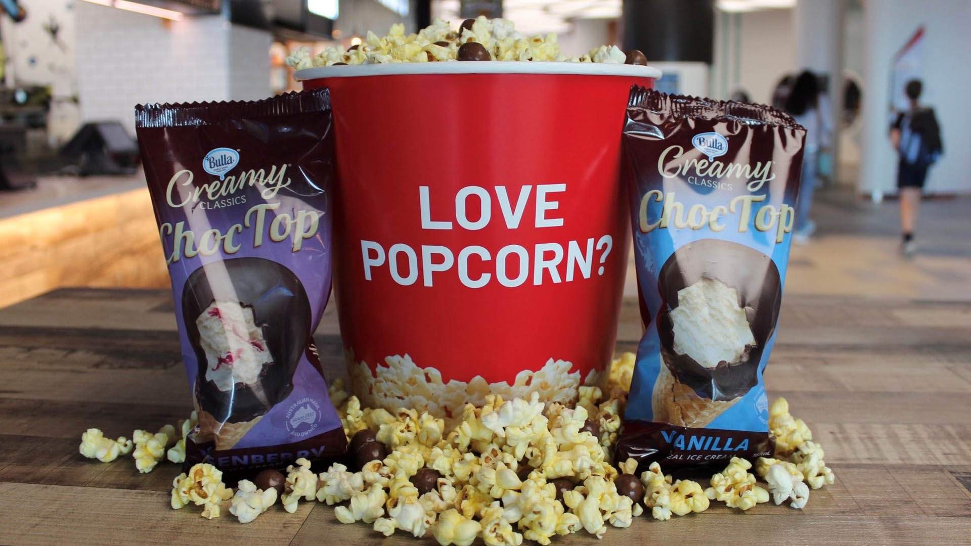 Hoyts Is Delivering Popcorn and Choc Tops So You Can Pair Your Home