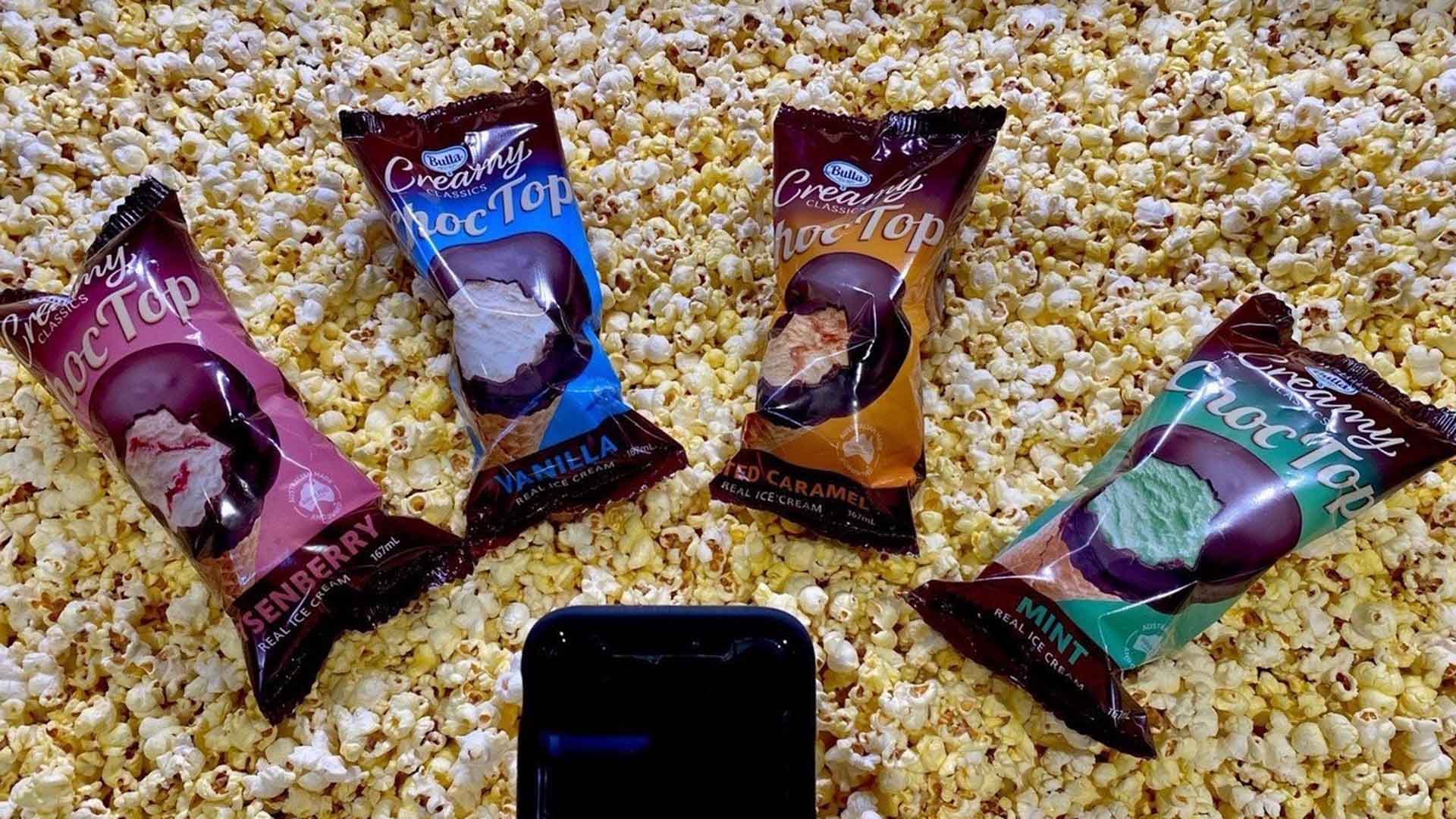 Hoyts Is Delivering Popcorn and Choc Tops So You Can Pair Your Home