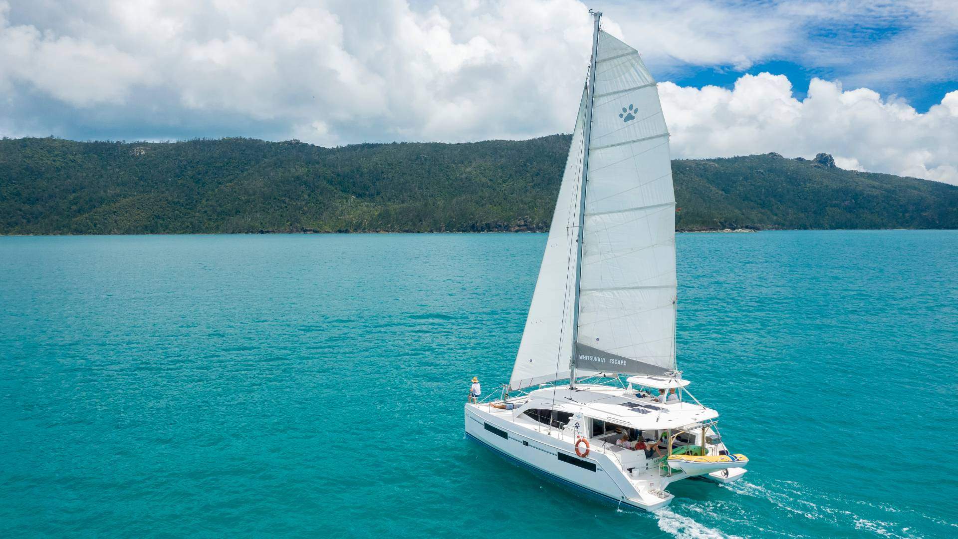 Sail boat in the Whitsundays