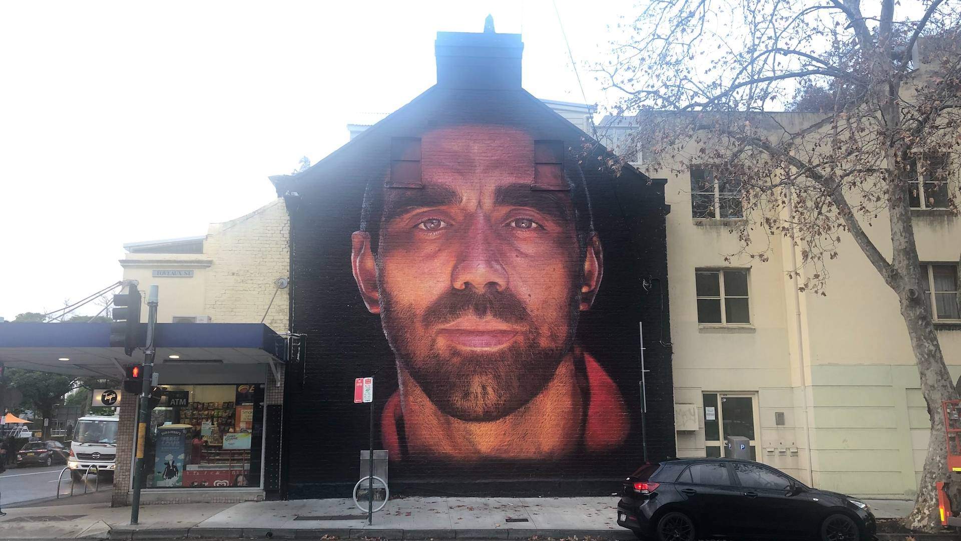 Surry Hills Is Now Home to a Three-Storey Mural of AFL Star Adam Goodes
