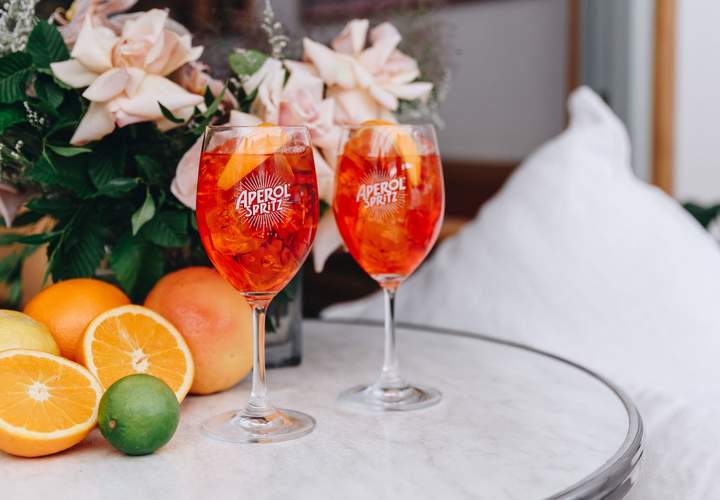 Background image for Aperol Has Launched a Series of Free Cooking and Art Classes to Help Up Your Aperitivo Game