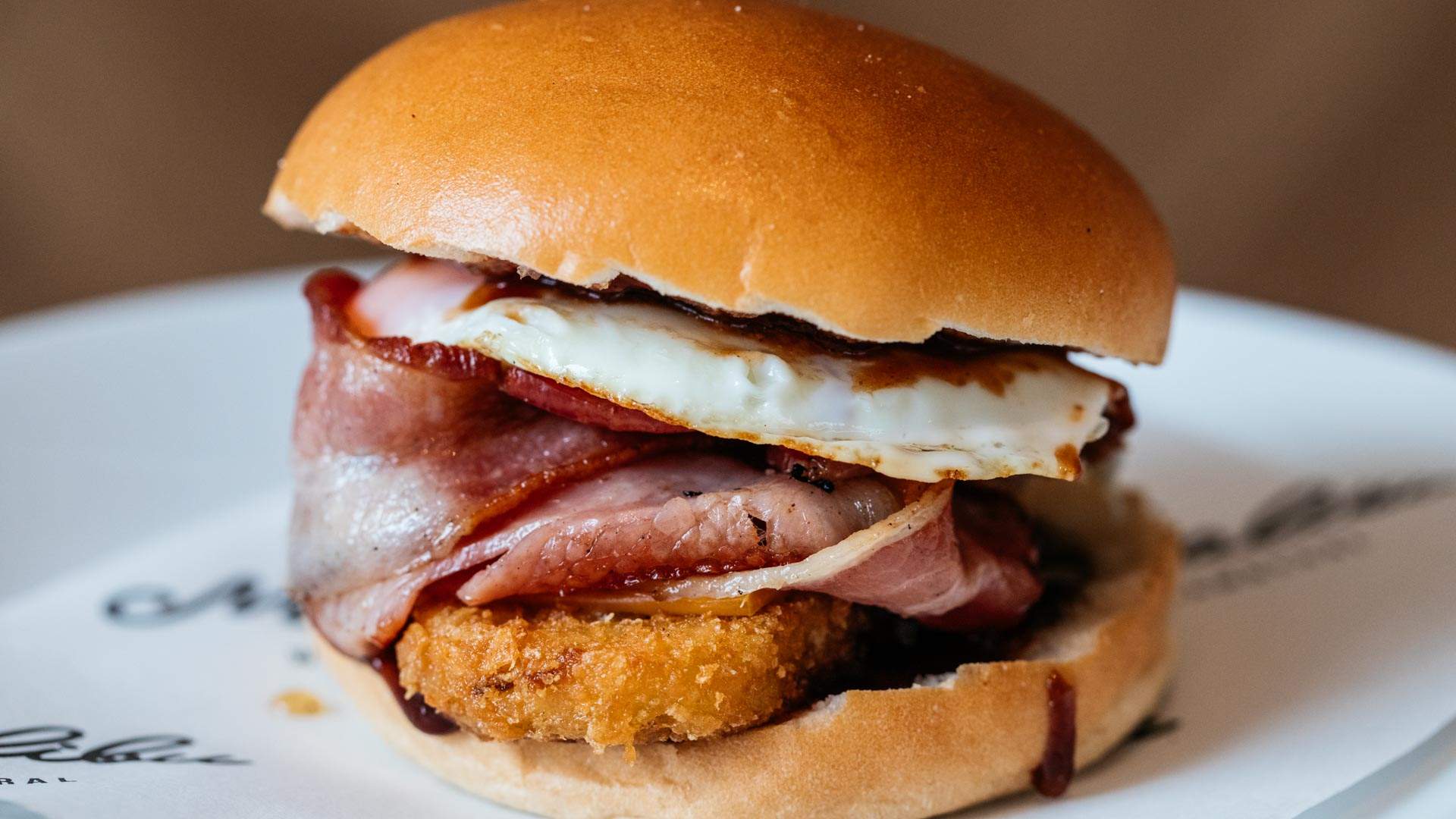 Egg and bacon roll from Malibu