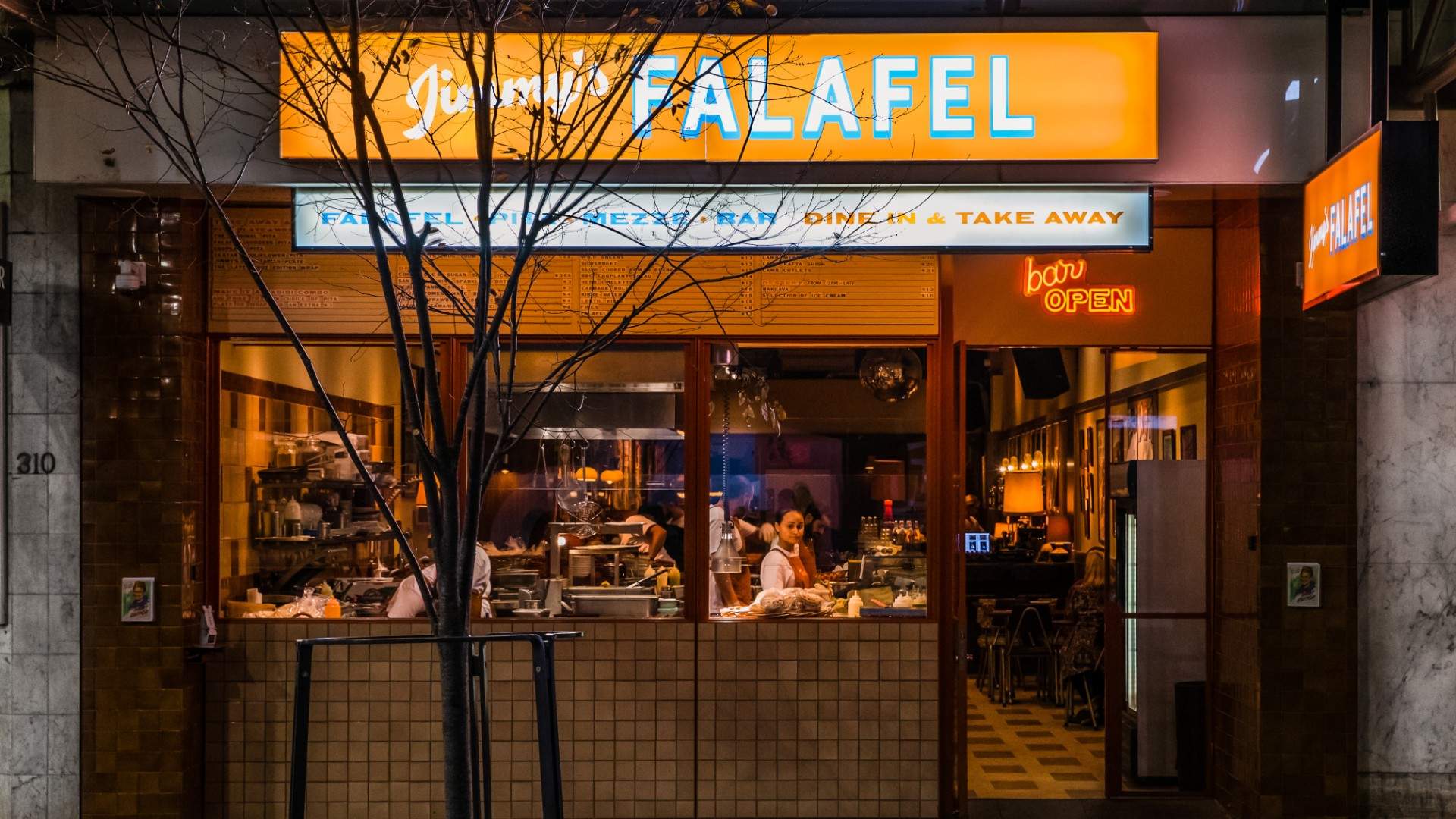Jimmy's Falafel Is Merivale's New Middle Eastern Restaurant on George Street