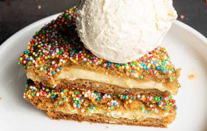 Background image for Gelato Messina Is Releasing a New Bake-at-Home Fairy Bread Cookie Pie