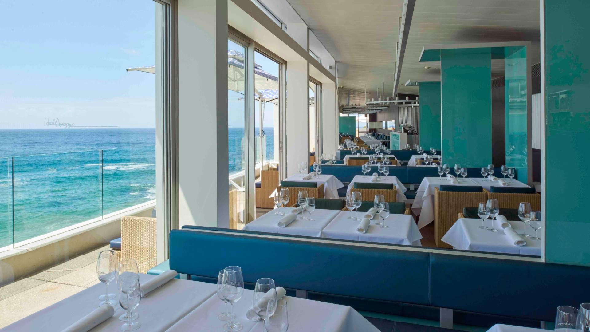 the dining room at Icebergs Dining Room and Bar in Sydney's Bondi