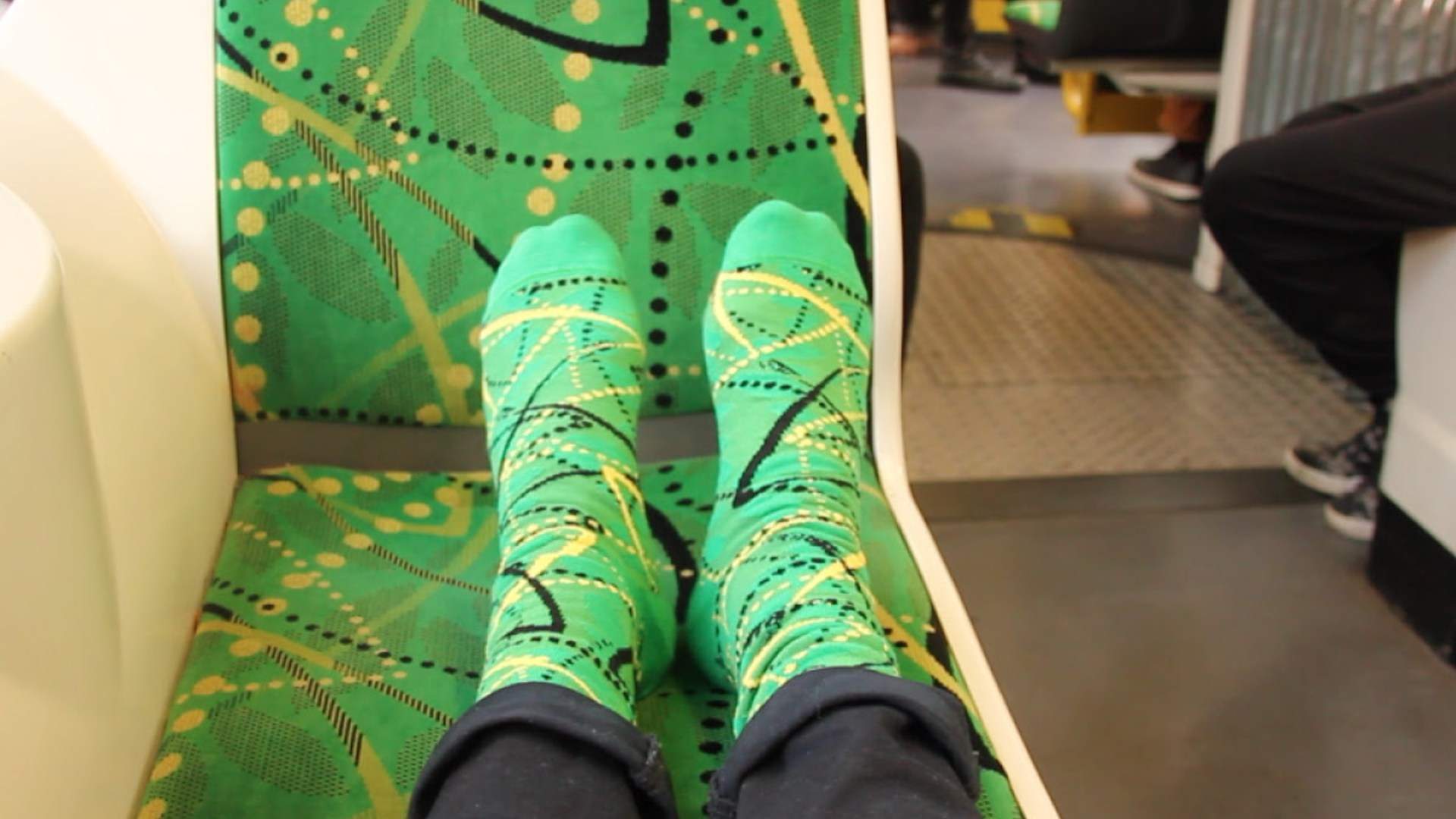 Melbourne's Cult Favourite Tram Seat-Inspired Socks Are Back in Stock