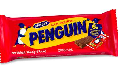 Background image for Britain's Iconic Penguin Chocolate Biscuit Has Landed in Australian Supermarkets