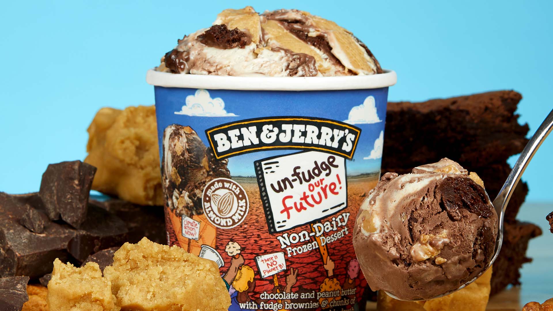 Ben & Jerry's Has Released a New Non-Dairy Fudge Ice Cream to Campaign Against Fossil Fuels
