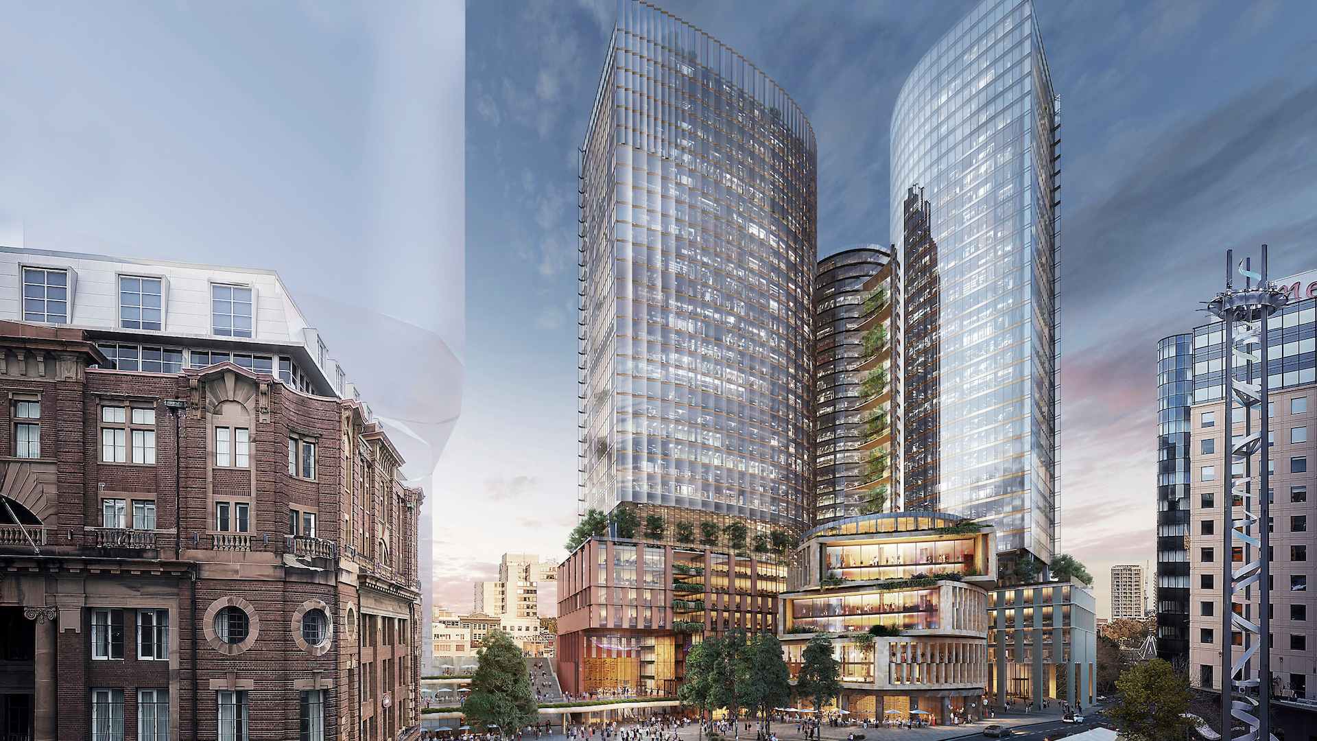 Sydney's Central Station Will Soon Be Home to Three Sky-High Towers As Part of Its New Tech Hub