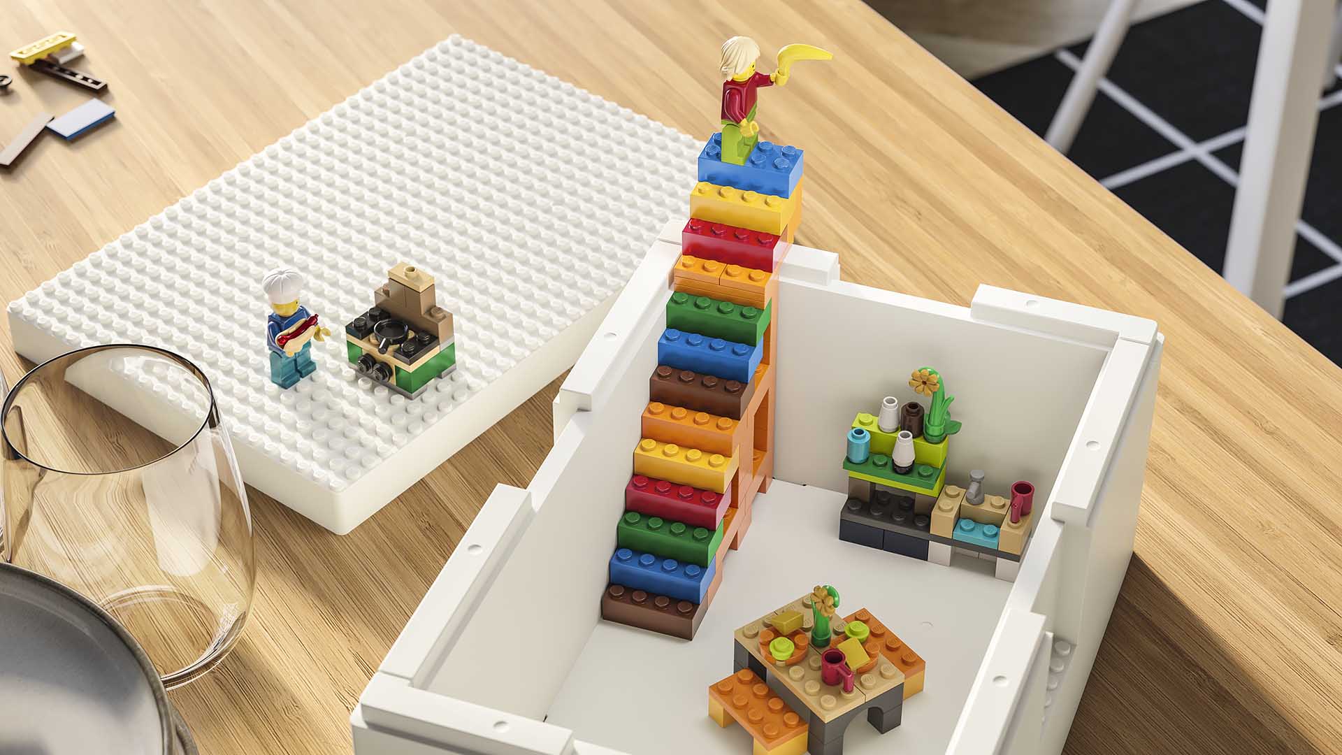 IKEA and Lego Are Releasing a Collection of Storage Boxes That You Can Play With