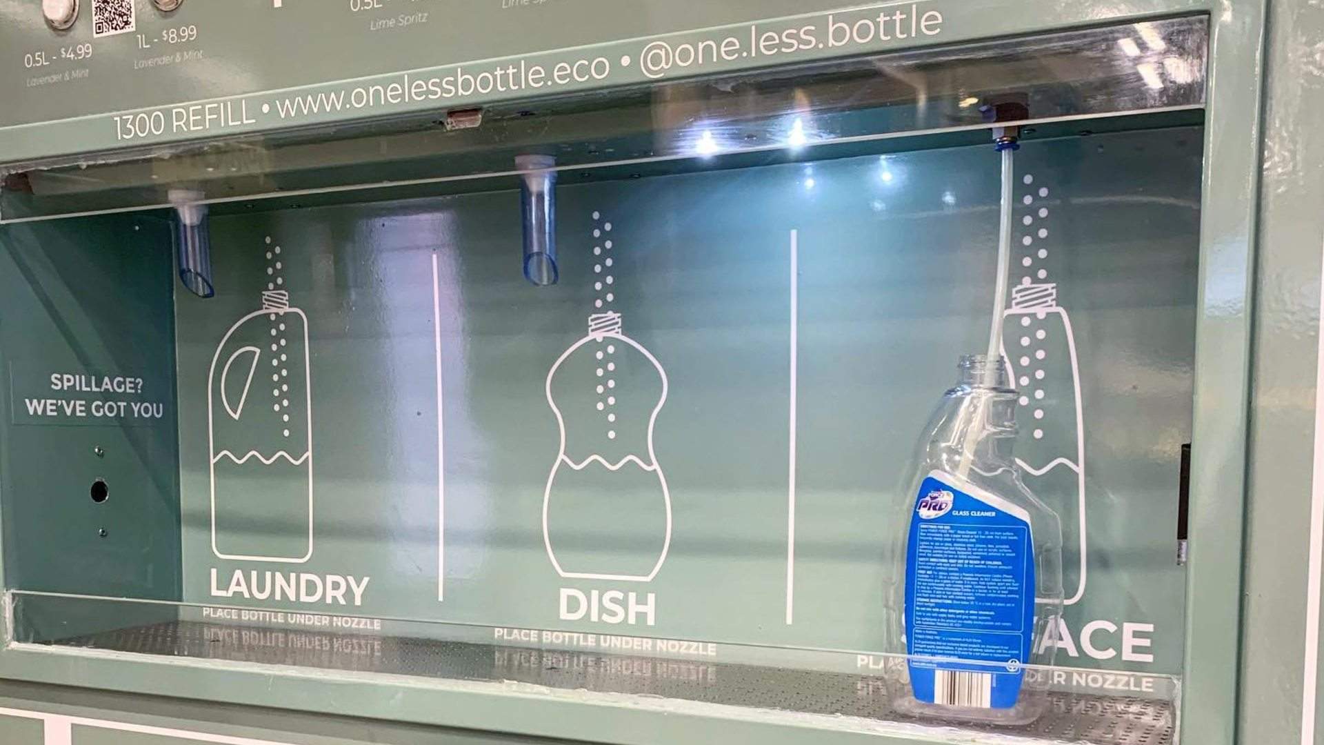 One Less Bottle Is the Refill Station for Household Cleaning Products That's Helping Nix Plastic Waste