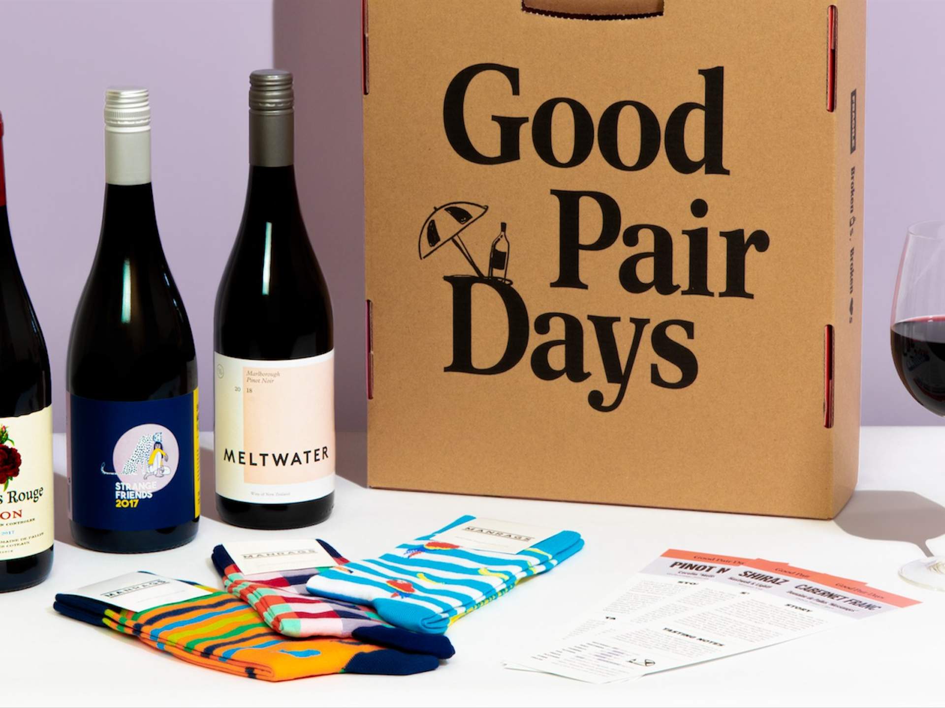 Good Pair Days Is Offering Special Socks And Wine Boxes For Vino Loving Dads This Father S Day Concrete Playground