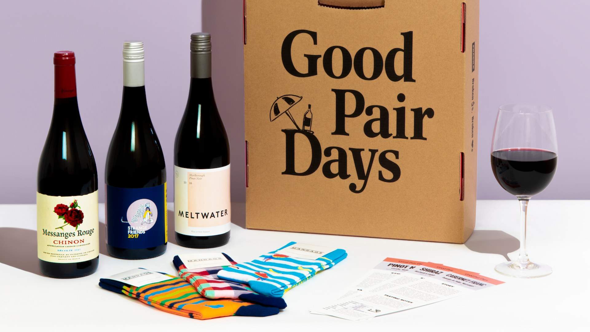 Good Pair Days Is Offering Special Socks and Wine Boxes for Vino-Loving Dads This Father's Day