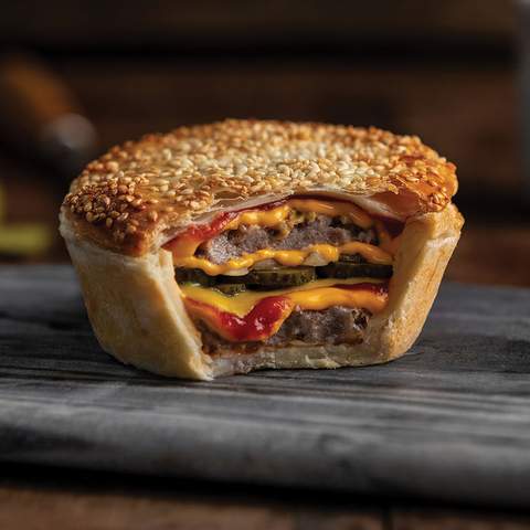 Banjo's Bakery Cafe Has Brought Back Its Double Cheeseburger Pie for a Limited Time