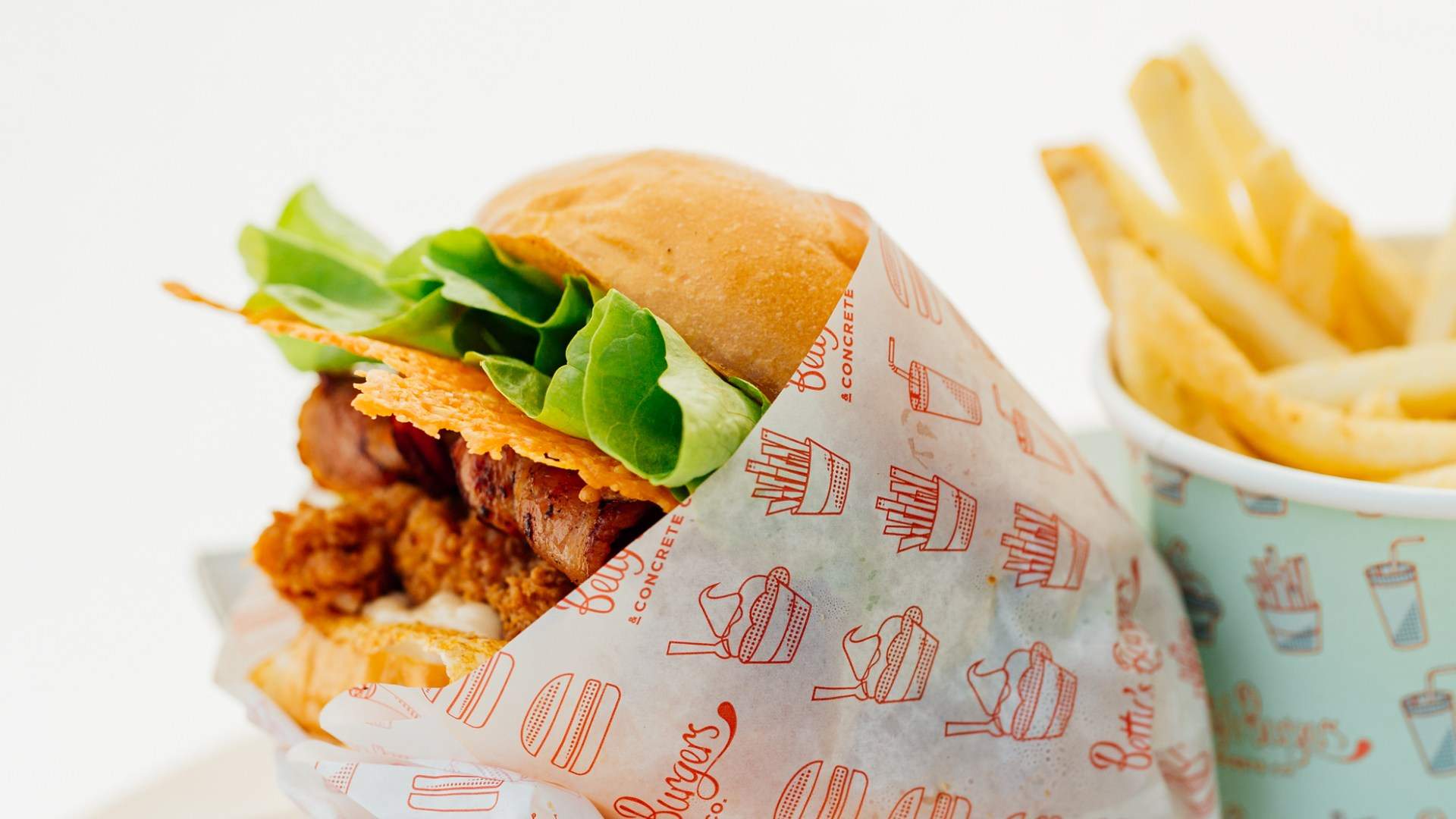 Betty's Burgers' Crispy Chicken Collection Concrete Playground