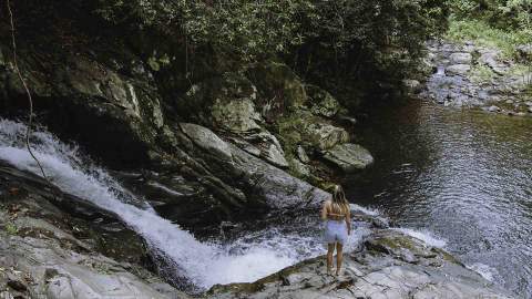 Currimbin Creek Gold Coast - one of the best Brisbane rivers for swimming in. 