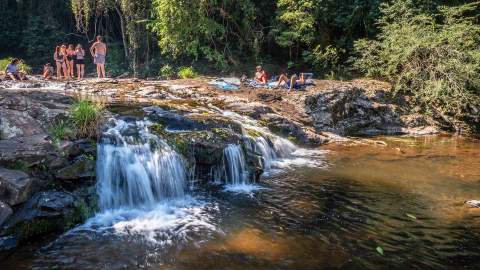 Gardners Falls Manely Queensland - one of the best Brisbane rivers for swimming in. 