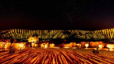 You Can Now Take a Virtual Tour of Alice Springs' Dazzling Parrtjima Festival