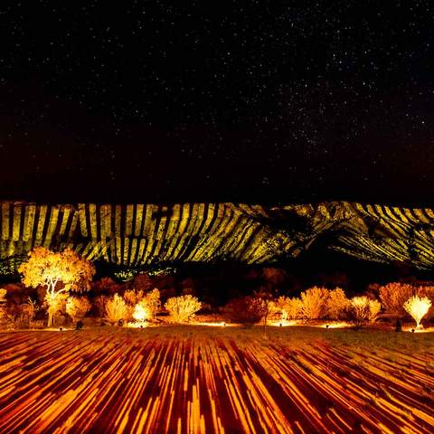 You Can Now Take a Virtual Tour of Alice Springs' Dazzling Parrtjima Festival