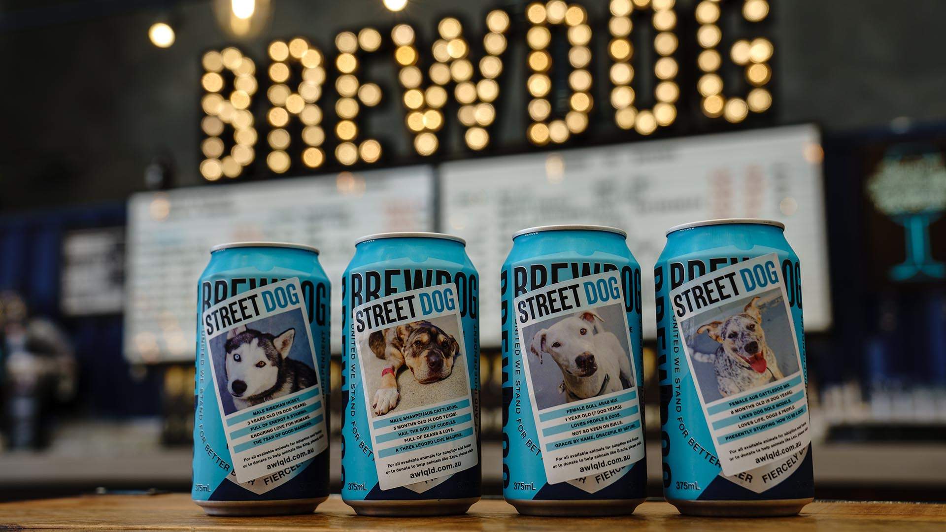 BrewDog Has Given Its Cans a Makeover to Profile Cute Pooches Currently Up for Adoption