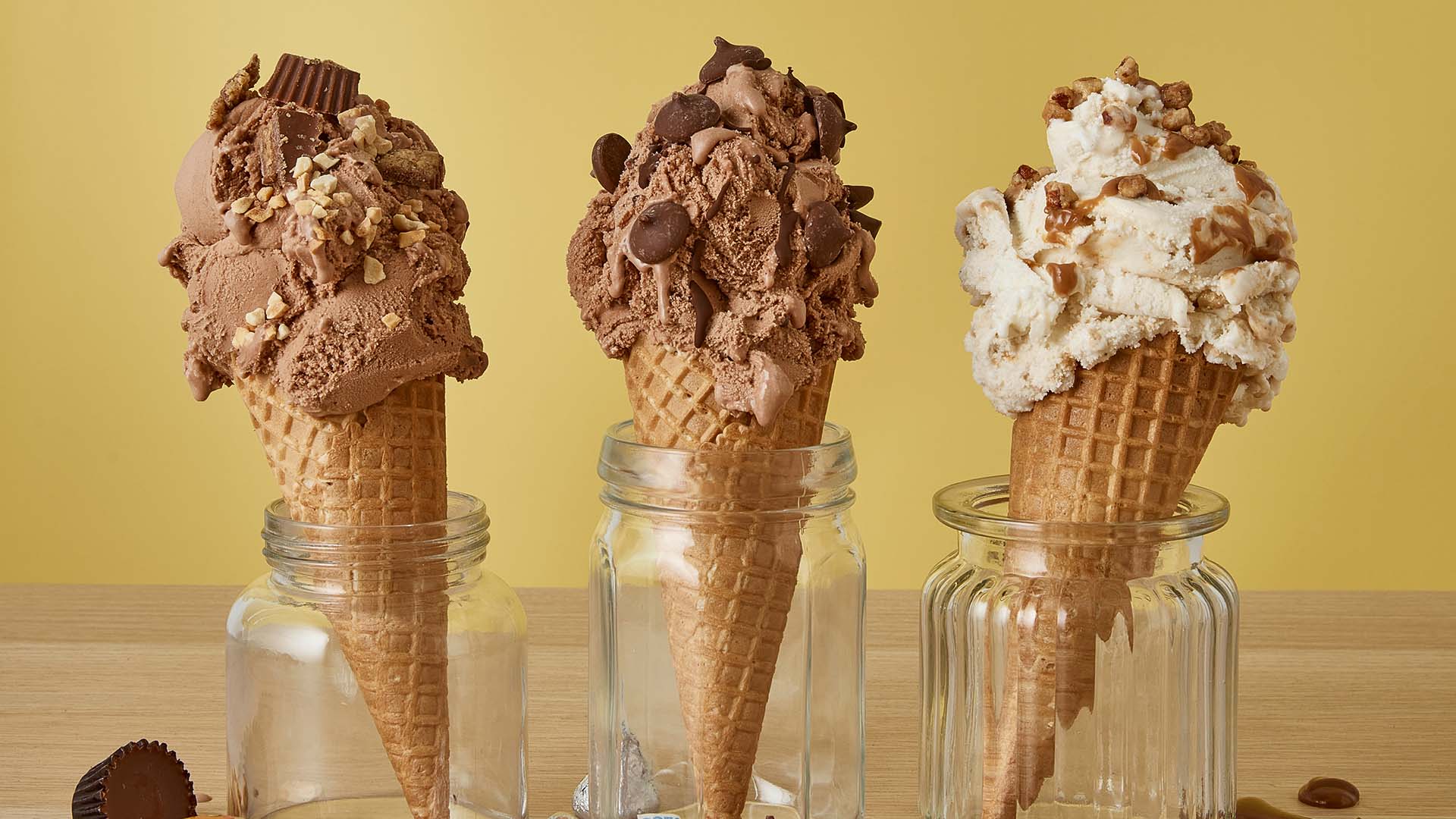 Gelatissimo Is Serving Up Gelato Made with Reese's Peanut Butter Cups and Hershey's Kisses