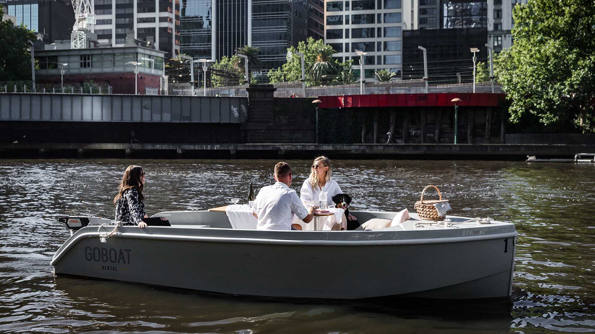 Melbourne's Pet-Friendly BYO Picnic Boats Are Available to Book for Yarra Cruises Once Again