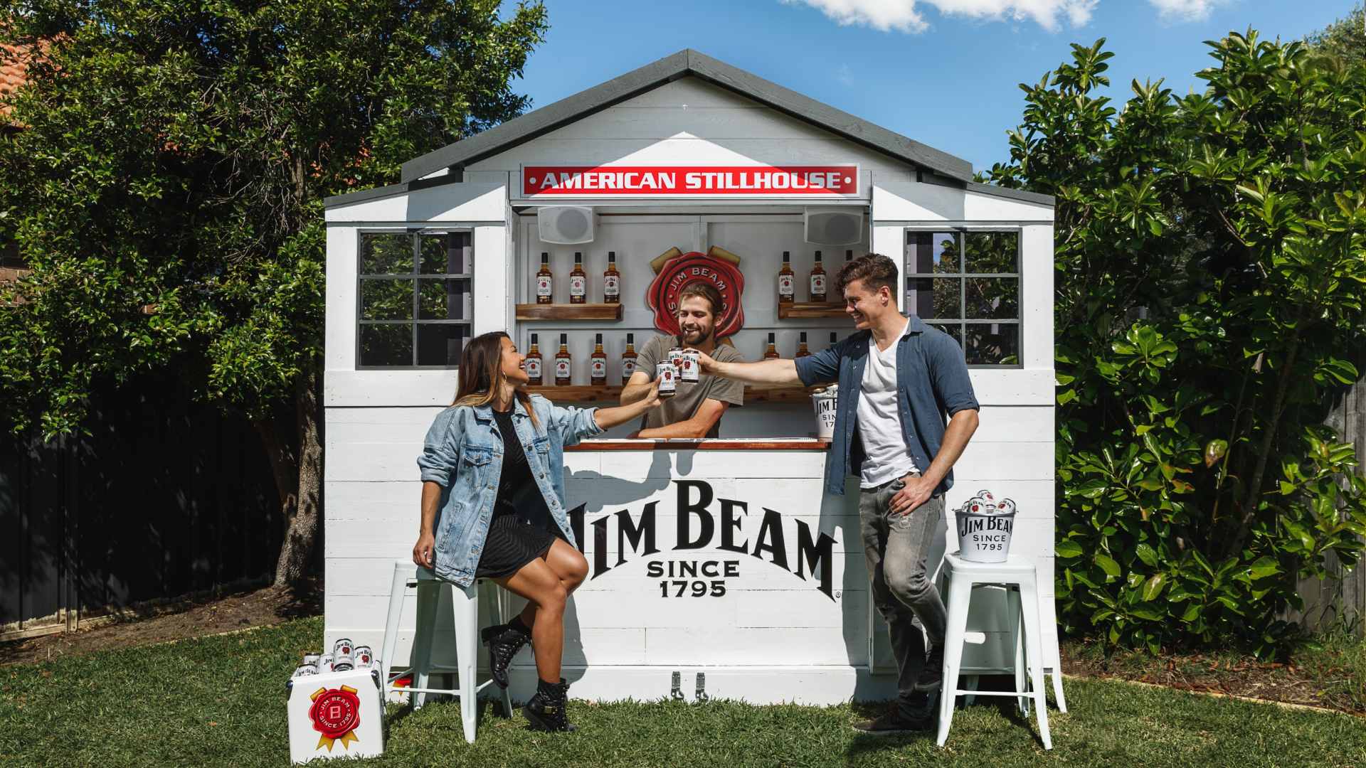 Jim Beam Backyard Bar Concrete Playground