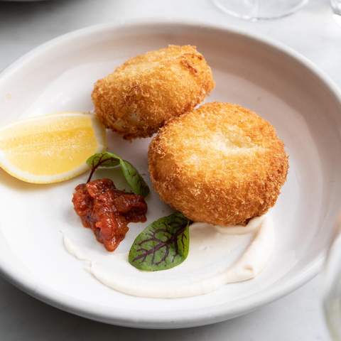 Fish cakes at Love Fish - Sydney seafood restaurant.