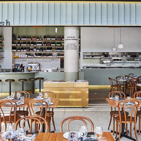 The dining room at Love Fish in Sydney - on of the best Sydney seafood restaurants