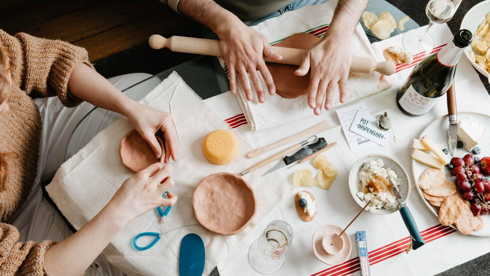 Cheese, Wine & Pottery Pack, Melbourne