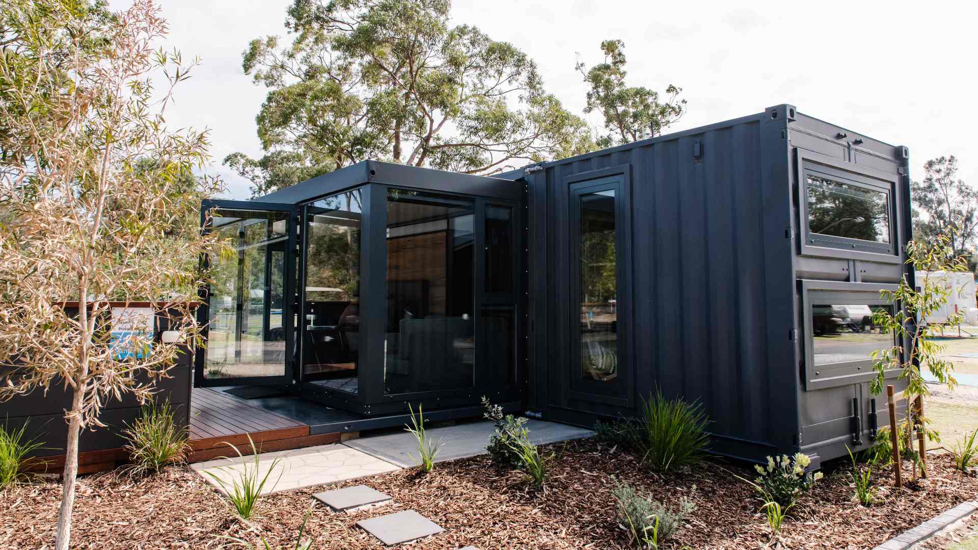 You Can Now Stay in These Luxe Shipping Container Tiny Homes That'll Move Between Resorts