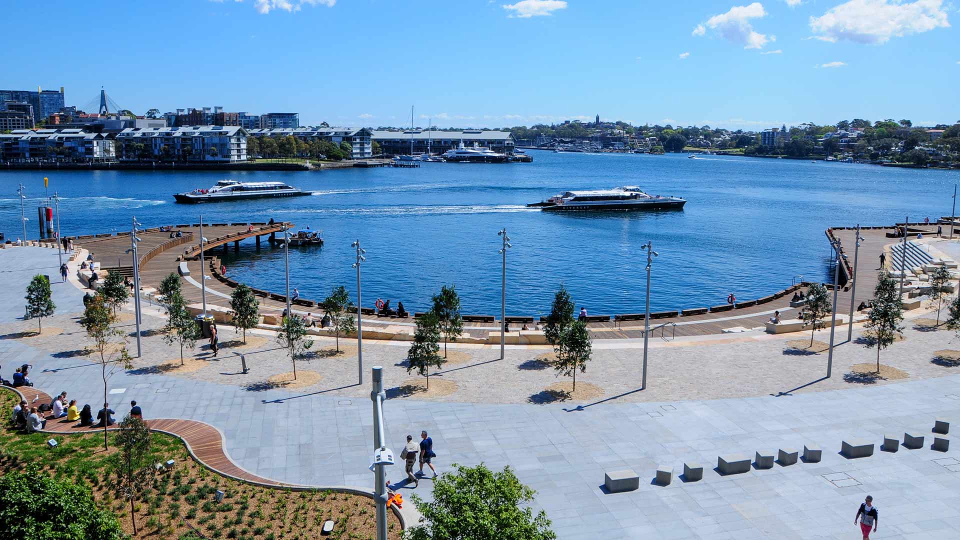 Barangaroo Is Now Home to a Massive Amphitheatre-Style Boardwalk on the Waterfront