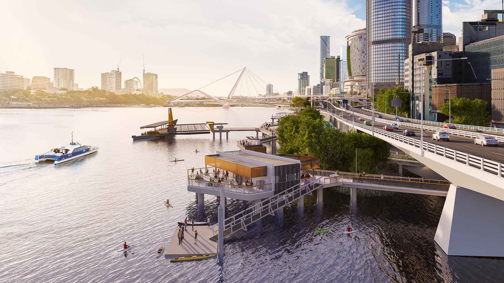 Will & Flow Is Treasury Brisbane's Soon-to-Open New Overwater Bar Near the Goodwill Bridge
