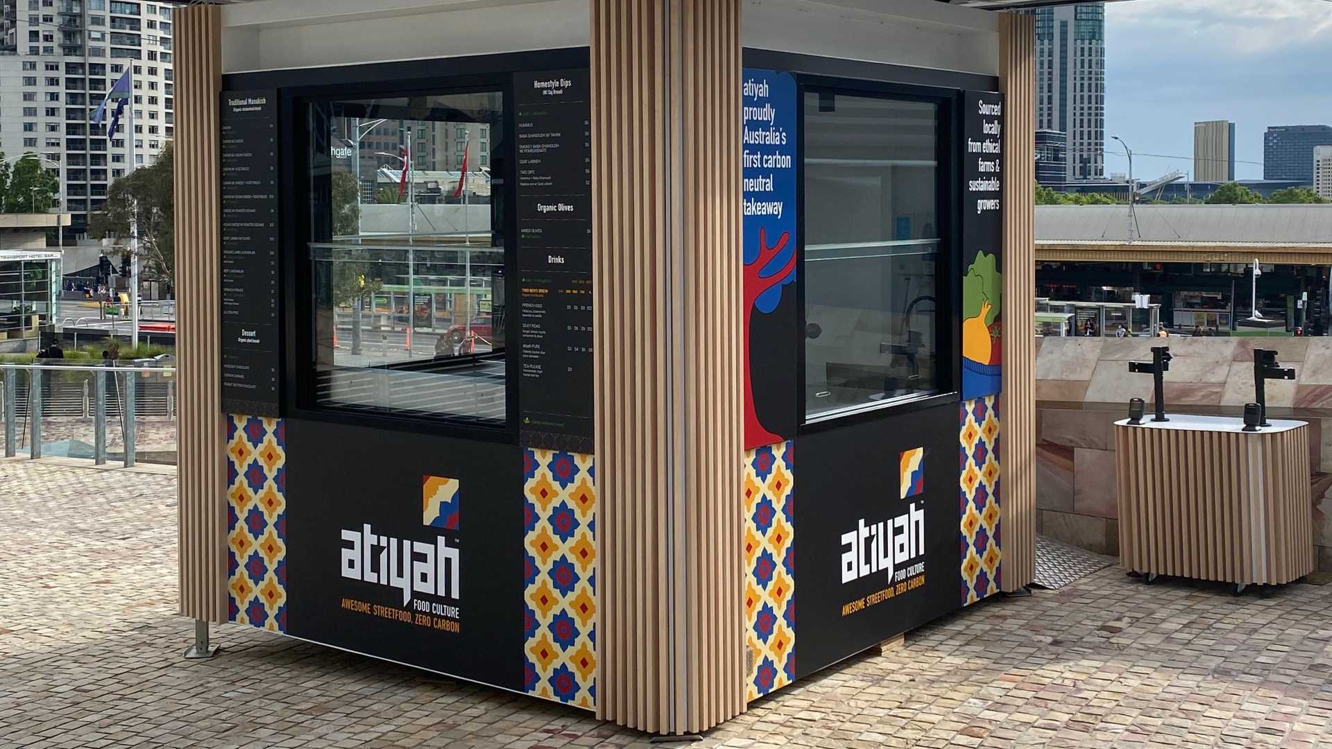 Federation Square Is Now Home to Australia's First Zero-Carbon Street Food Kitchen Atiyah