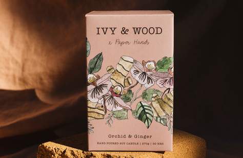 Ivy & Wood Orchid and Ginger Candle