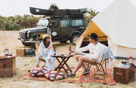 We're Giving Away a Luxe Glamping Experience with LandRoamer at Uretiti Beach