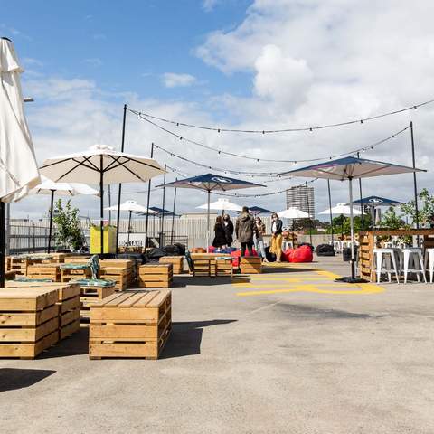 An Openair Beer Garden Has Landed on the Rooftop of The Prince Hotel's Car Park