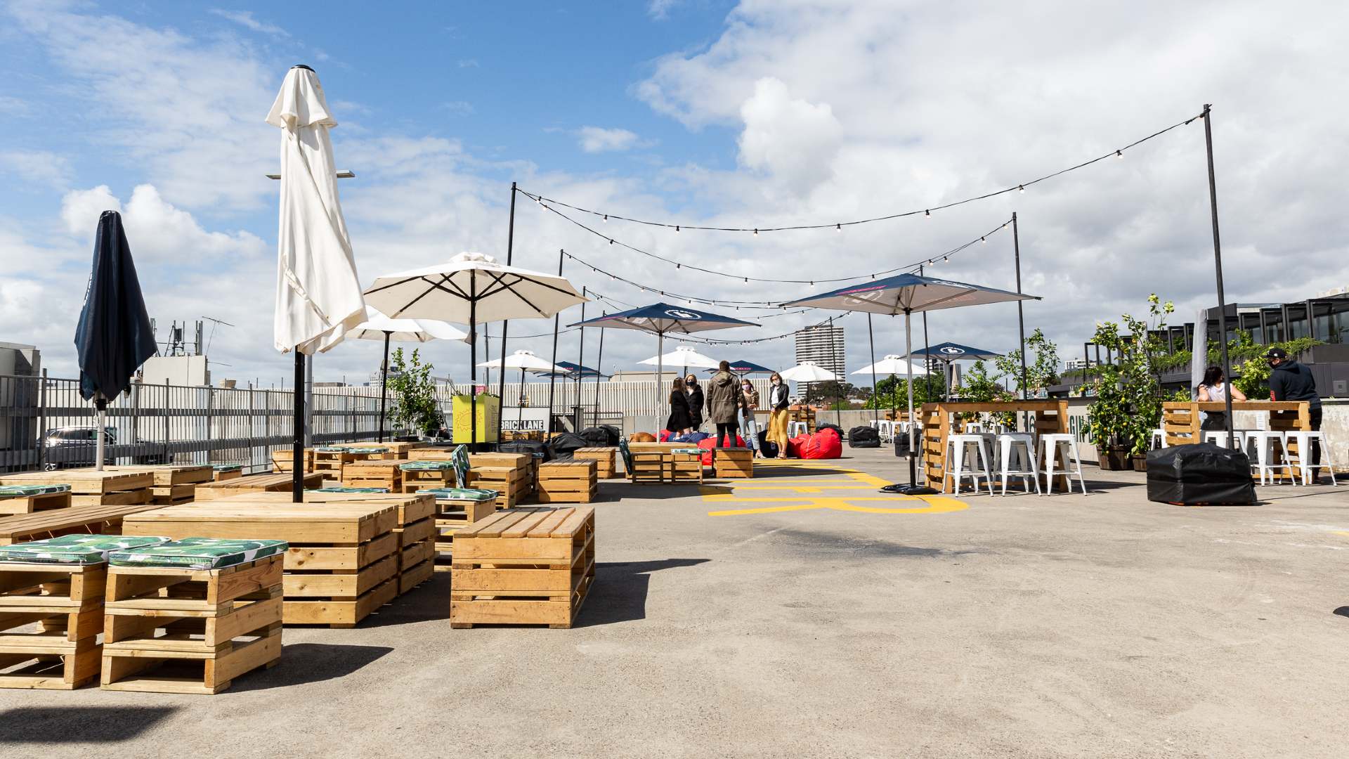 An Openair Beer Garden Has Landed on the Rooftop of The Prince Hotel's Car Park