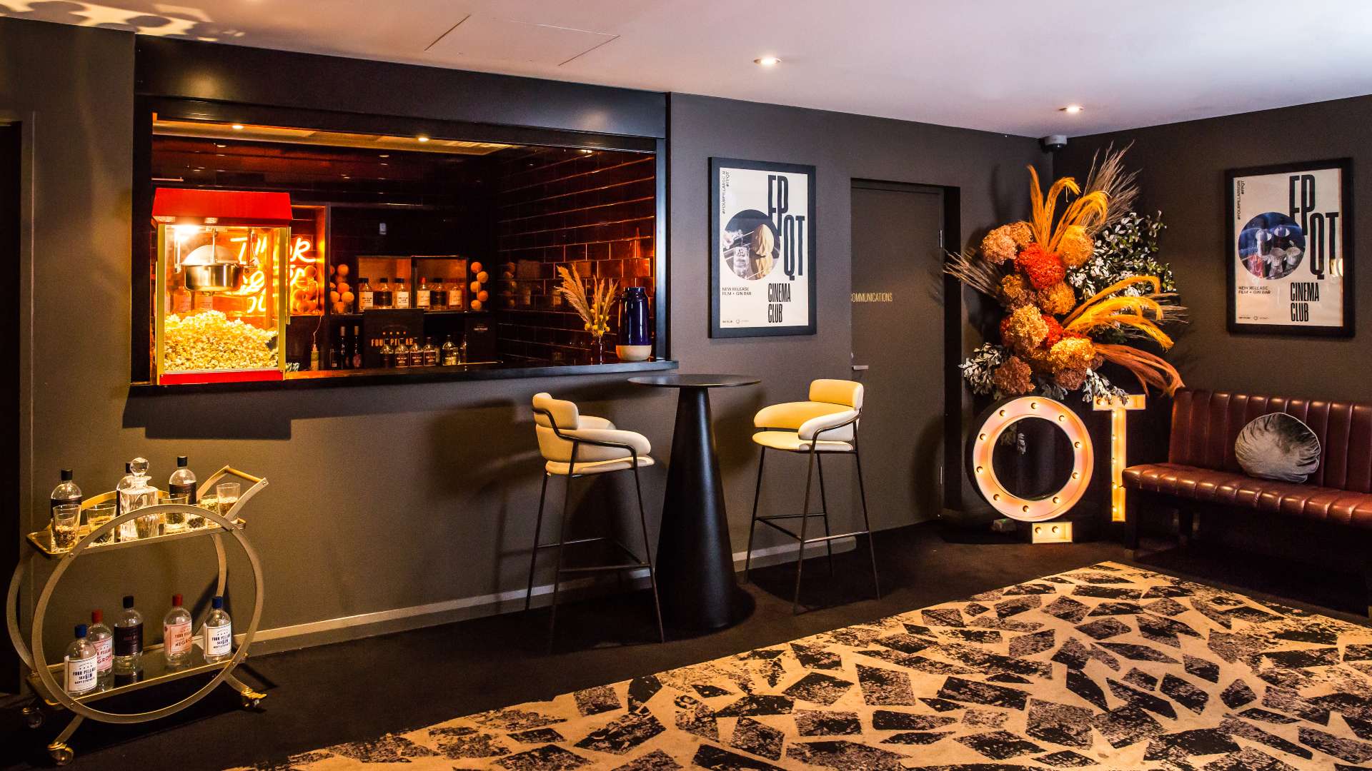 QT Sydney Has Launched a Subterranean Cinema Club That Matches Retro Movies with Four Pillars Cocktails