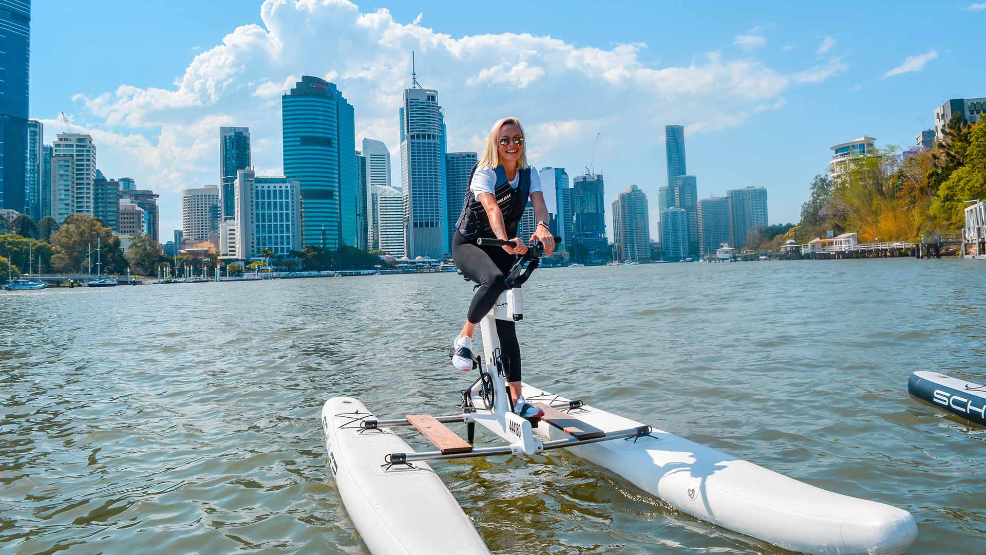 You Can Now Hire a Water Bike to Pedal Your Way Along the Brisbane River