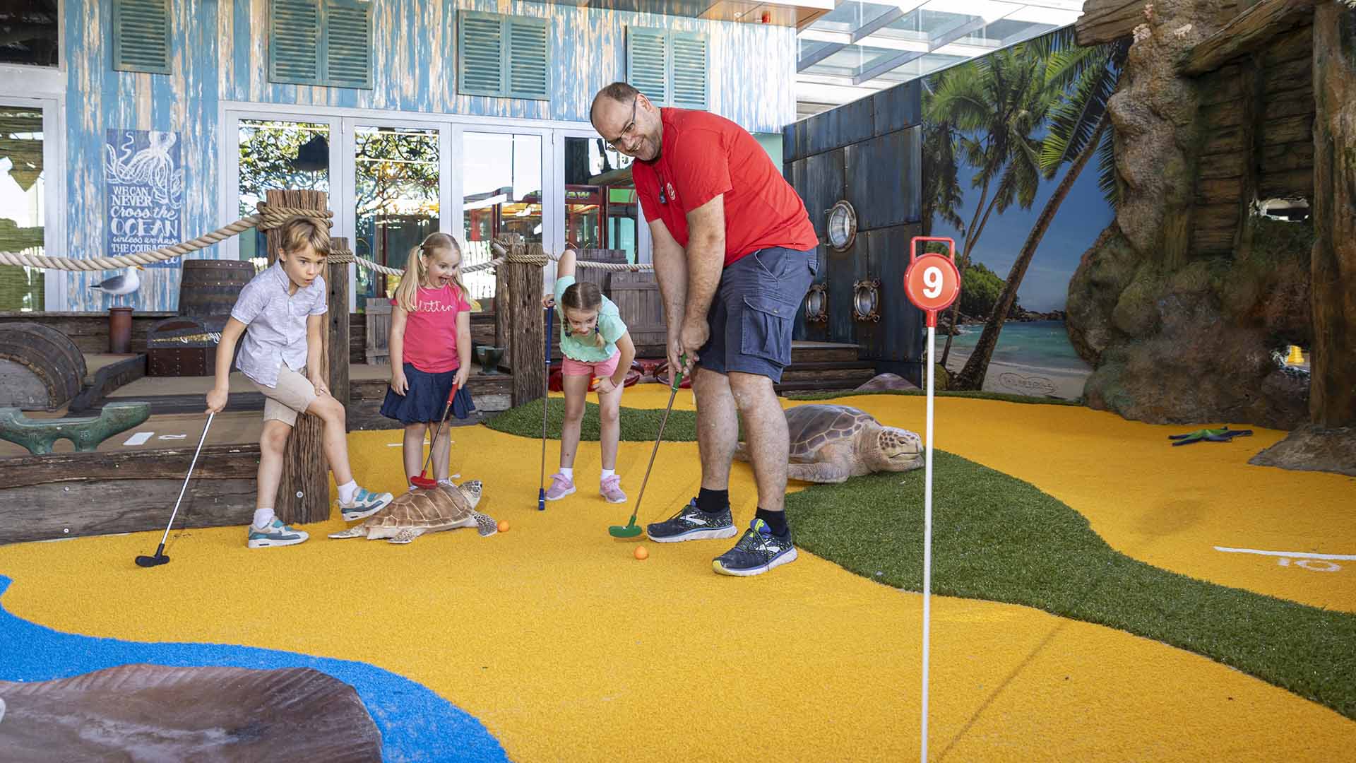 Undersea Putt & Play Is Redcliffe's New Underwater-Themed 18-Hole Mini Golf Course